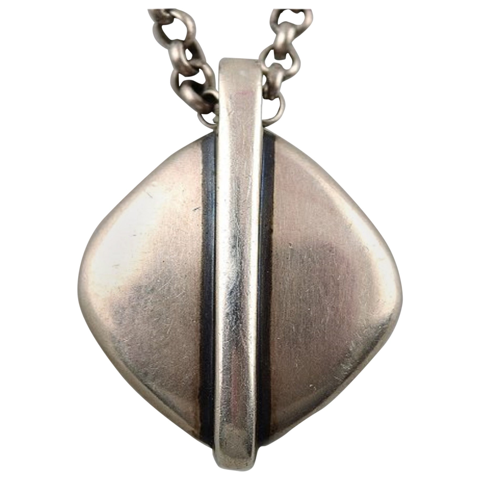 Georg Jensen Necklace with Pendant in Sterling Silver