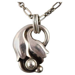 Georg Jensen, 2005 Year Necklace or Pendant with Chain