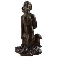 Figure of a Seated Mermaid, Designed by Just Andersen