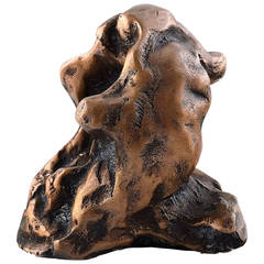 Danish Sculptor, Modern Abstract Bronze Sculpture