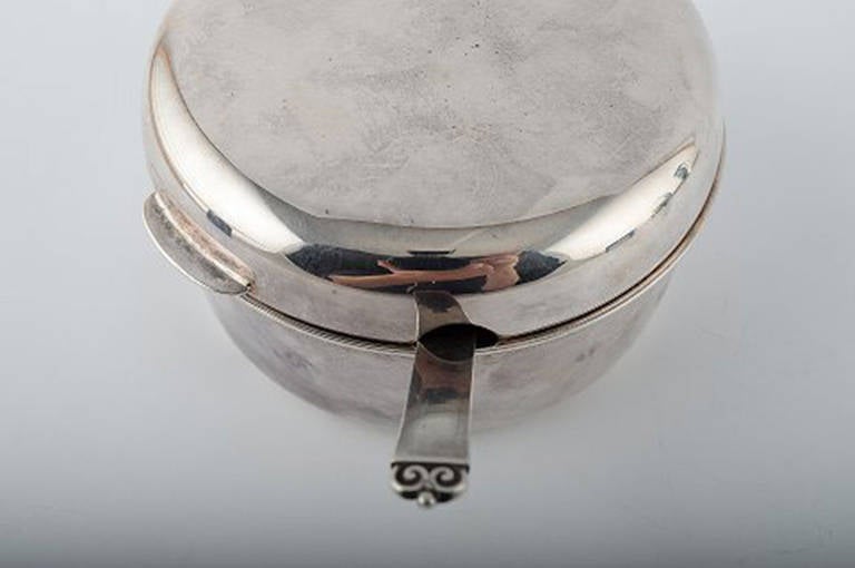 20th Century Italian Padova Jar of Sterling Silver in Contemporary Design For Sale