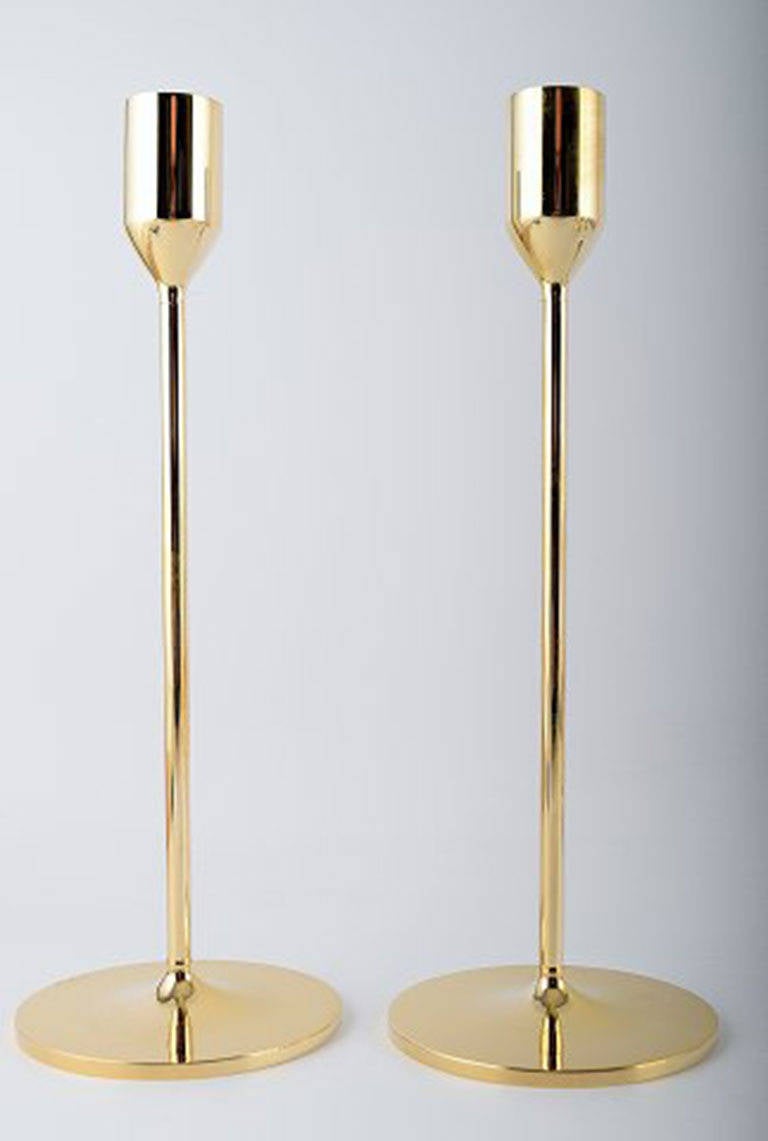 A pair of candlesticks designed by Richard Hutten for Skultuna.
Modern Swedish design.
Richard Hutten is one of the most internationally successful Dutch designers; a key exponent of “Droog Design,” in which he has been involved since it’s