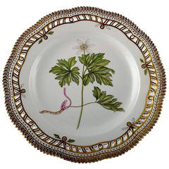 Royal Copenhagen Flora Danica Pierced Dinner Plate
