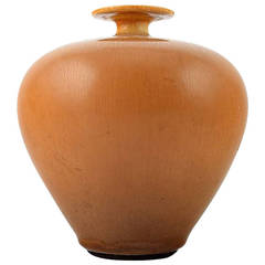 Berndt Friberg Studio Pottery Vase, Modern Swedish Design, Unique and Handmade