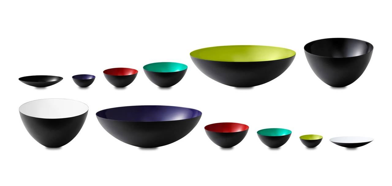 Scandinave moderne The Collective of Herbert Krenchel for Normann, Krenit Bowls, 10 Colours en vente