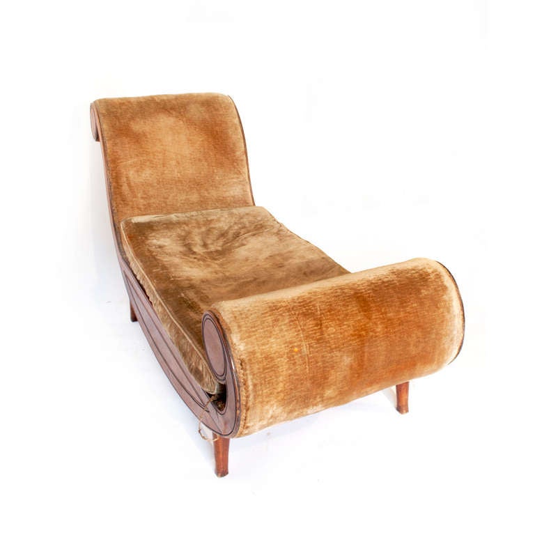 Victorian Mahogany Day Bed