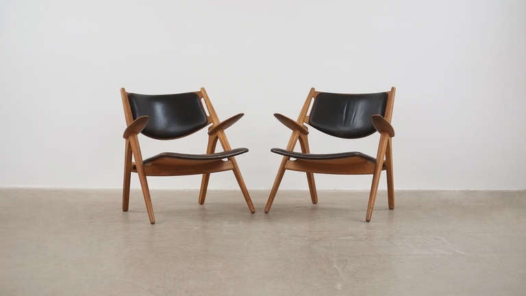 Mid-Century Modern Hans Wegner CH28 Chairs