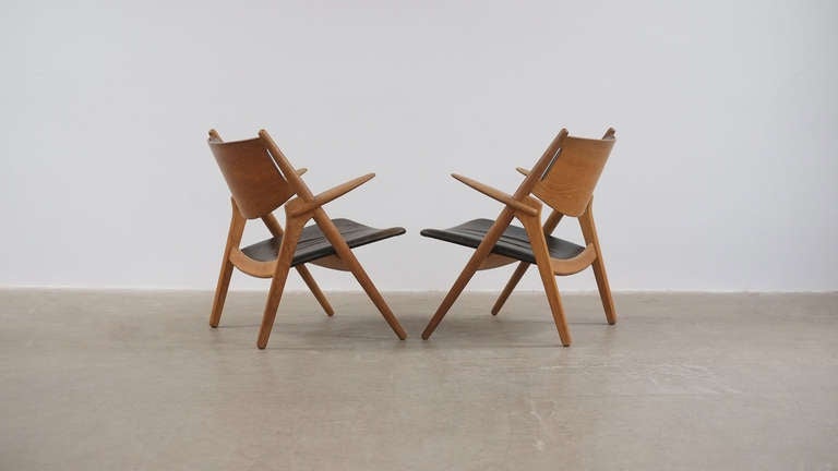 Hans Wegner CH28 Chairs In Good Condition In Epperstone, Nottinghamshire