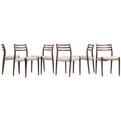 JL Moller 78 Chairs, Set of Six JL Moller 78 Chairs, Set of Six