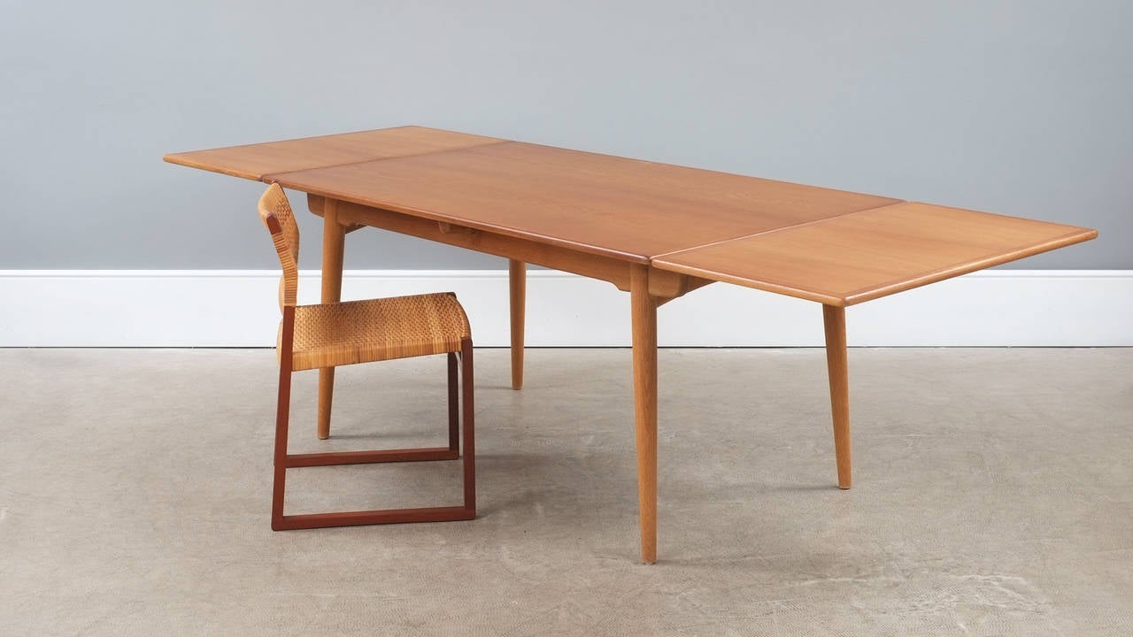 Hans Wegner AT312 Dining Table In Good Condition In Epperstone, Nottinghamshire