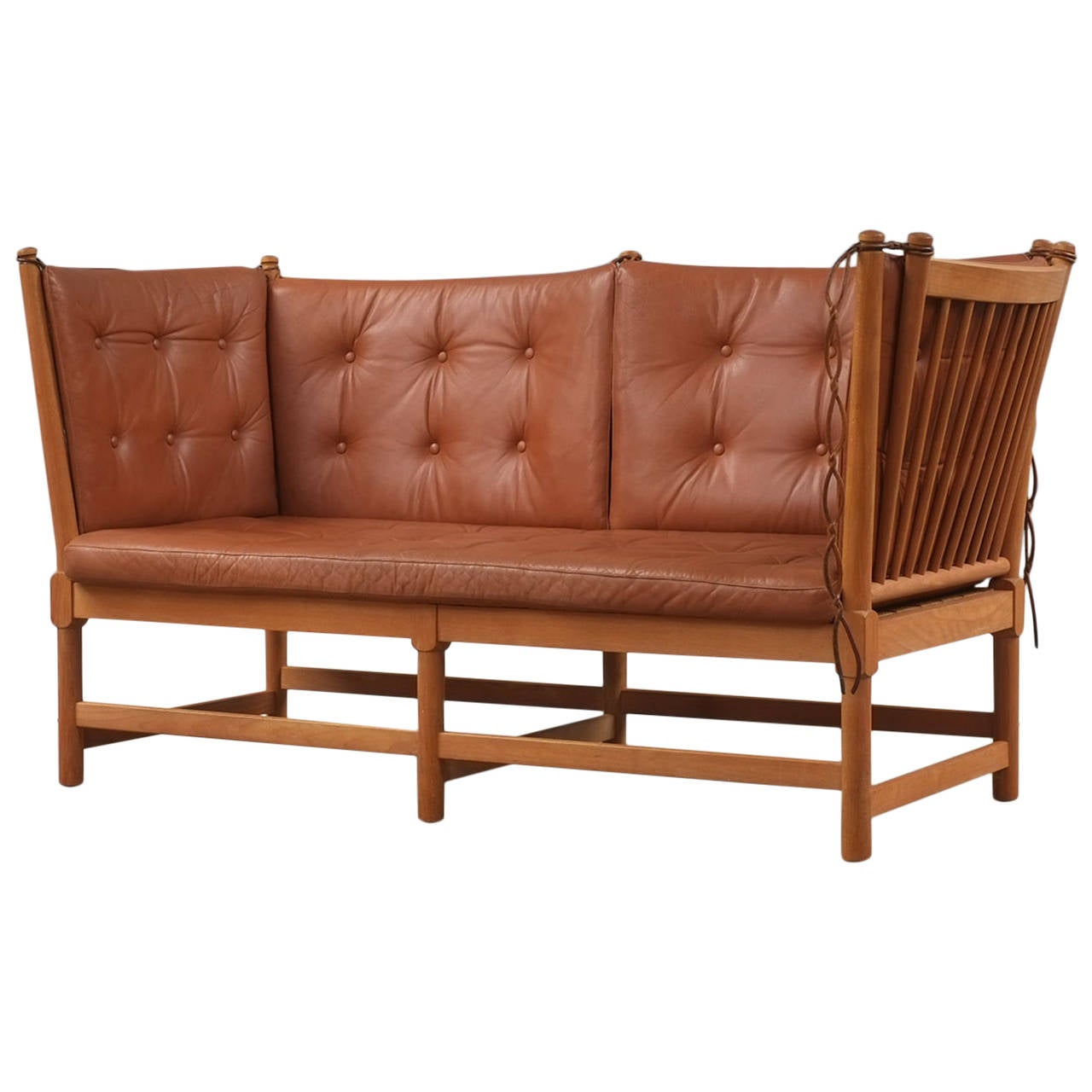 Børge Mogensen Spokeback Sofa At 1stdibs Børge Mogensen Spokeback Sofa For