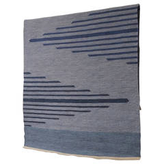 Vintage Swedish Flat-Weave Rug 2