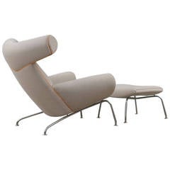 Hans Wegner Ox Chair and Stool