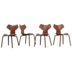 Vintage Arne Jacobsen Grand Prix Chairs