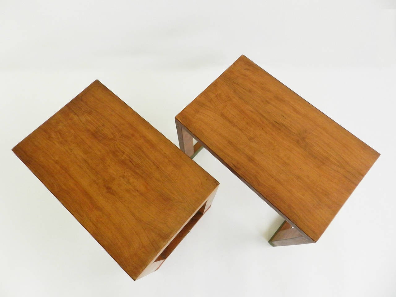 Pair of italian deco stools For Sale 1