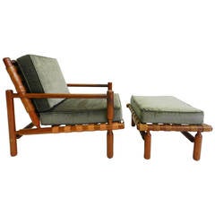Rare 1957 Tapiovaara Lounge Chair by Esposizione La Permanente Mobili