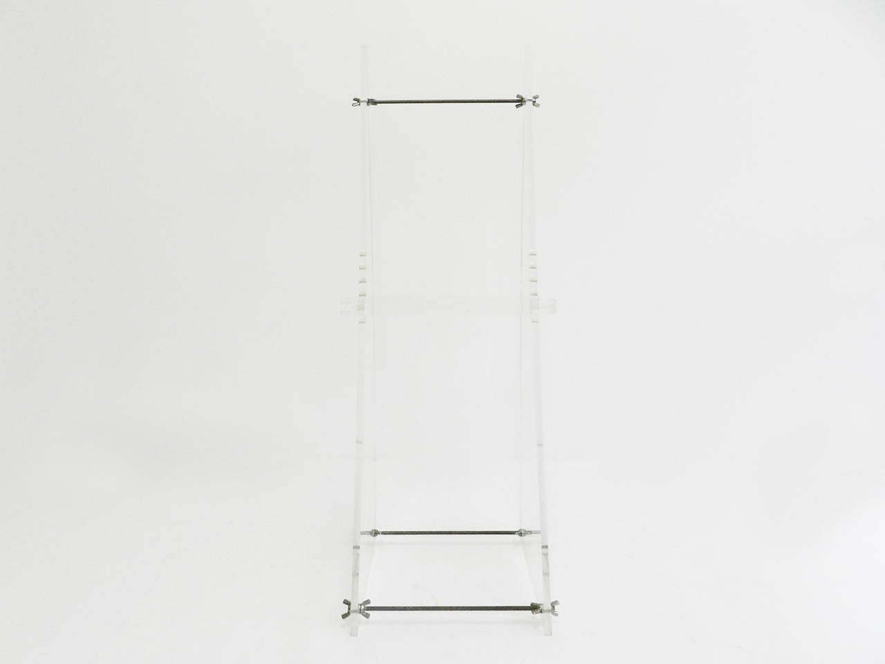 Mid-Century Modern Plexiglass Easel Stand For Art Works