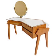 Asymmetrical Vanity Desk