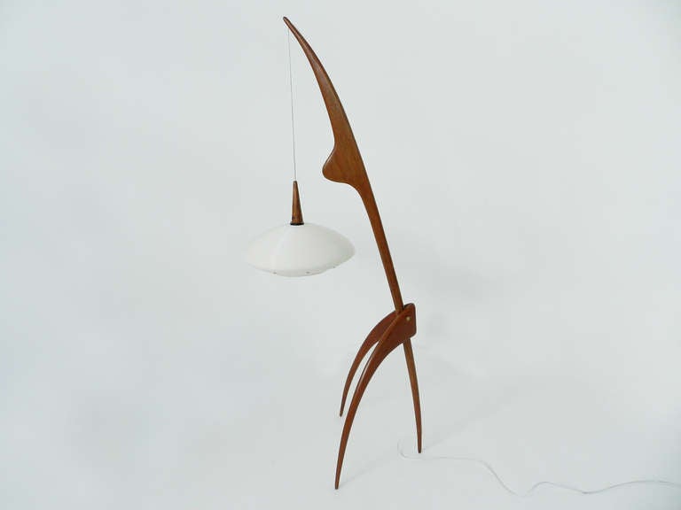 French Two Floor Lamps Mod. Praying Mantis