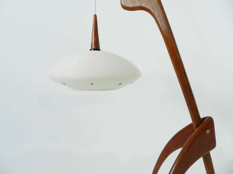 Mid-20th Century Two Floor Lamps Mod. Praying Mantis