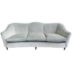 Elegant Italian Three-Seat Sofa