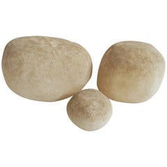 Three Rock Lamps by Andre Cazenave for Atelier A, 1970, France