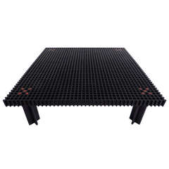 Rare Black Kyoto Coffee Table by Gianfranco Frattini 12
