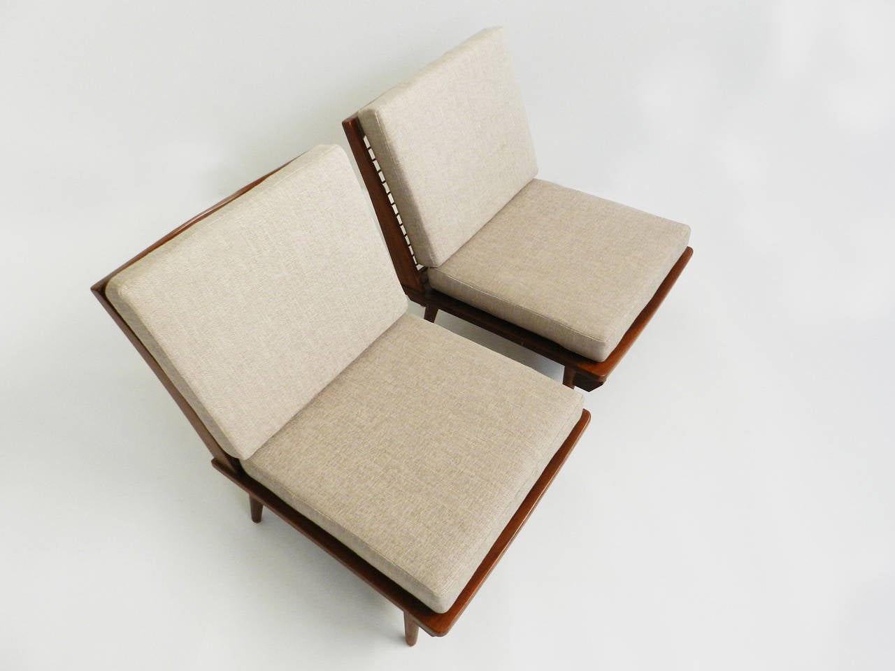 Minimal low lounge chairs in Japanese style at 1stDibs japanese low