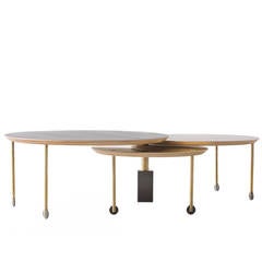 Limited Edition Coffee Table with Three Sliding Tops by Veruska Gennari 8
