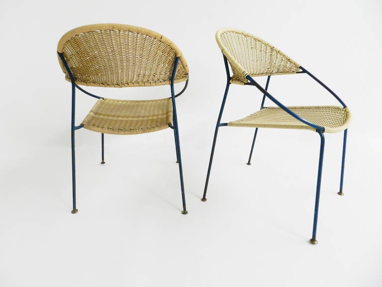 Italian 4 Gastone Rinaldi for Rima garden Chairs