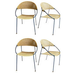 4 Gastone Rinaldi for Rima garden Chairs