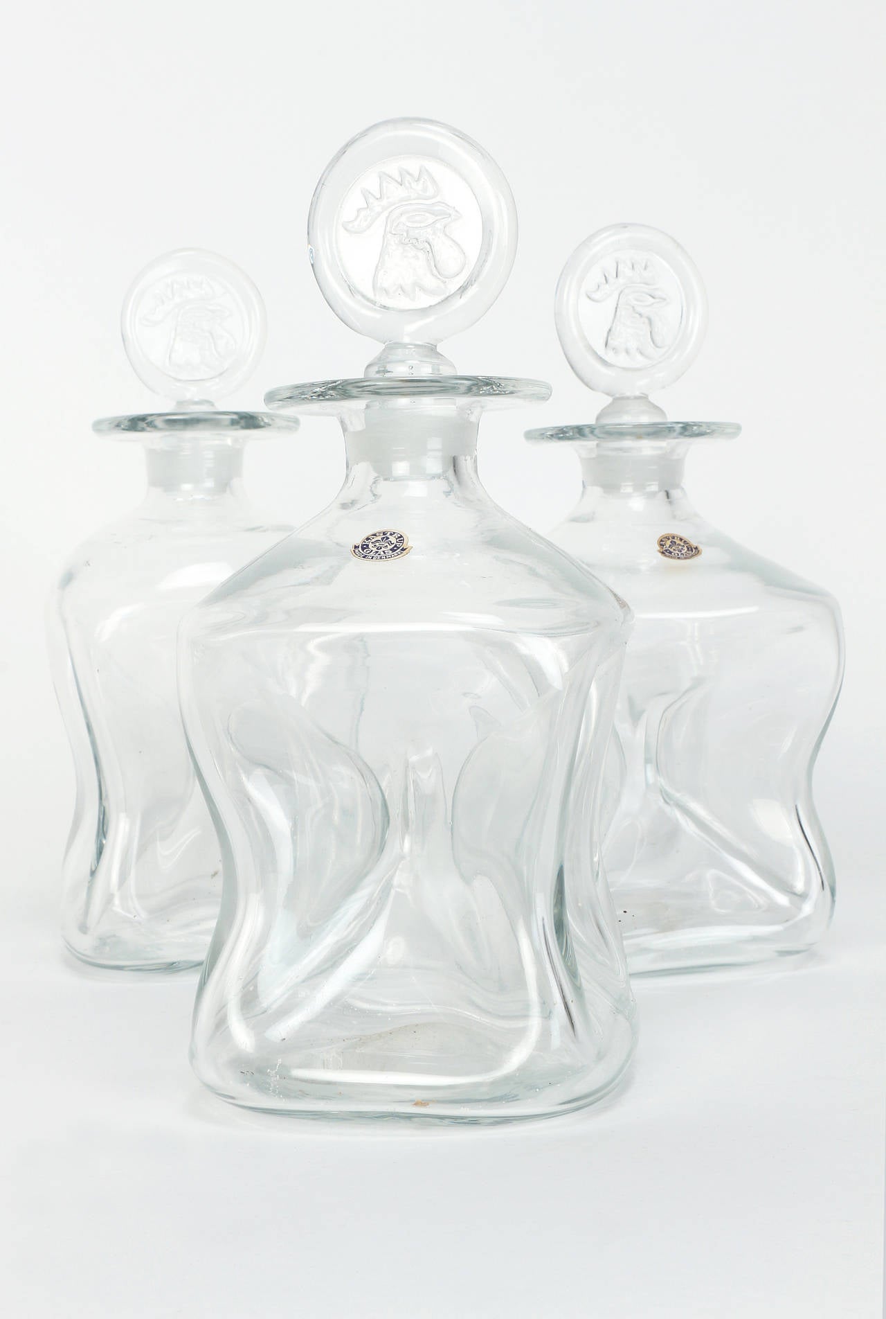 Set of 3 decanters 