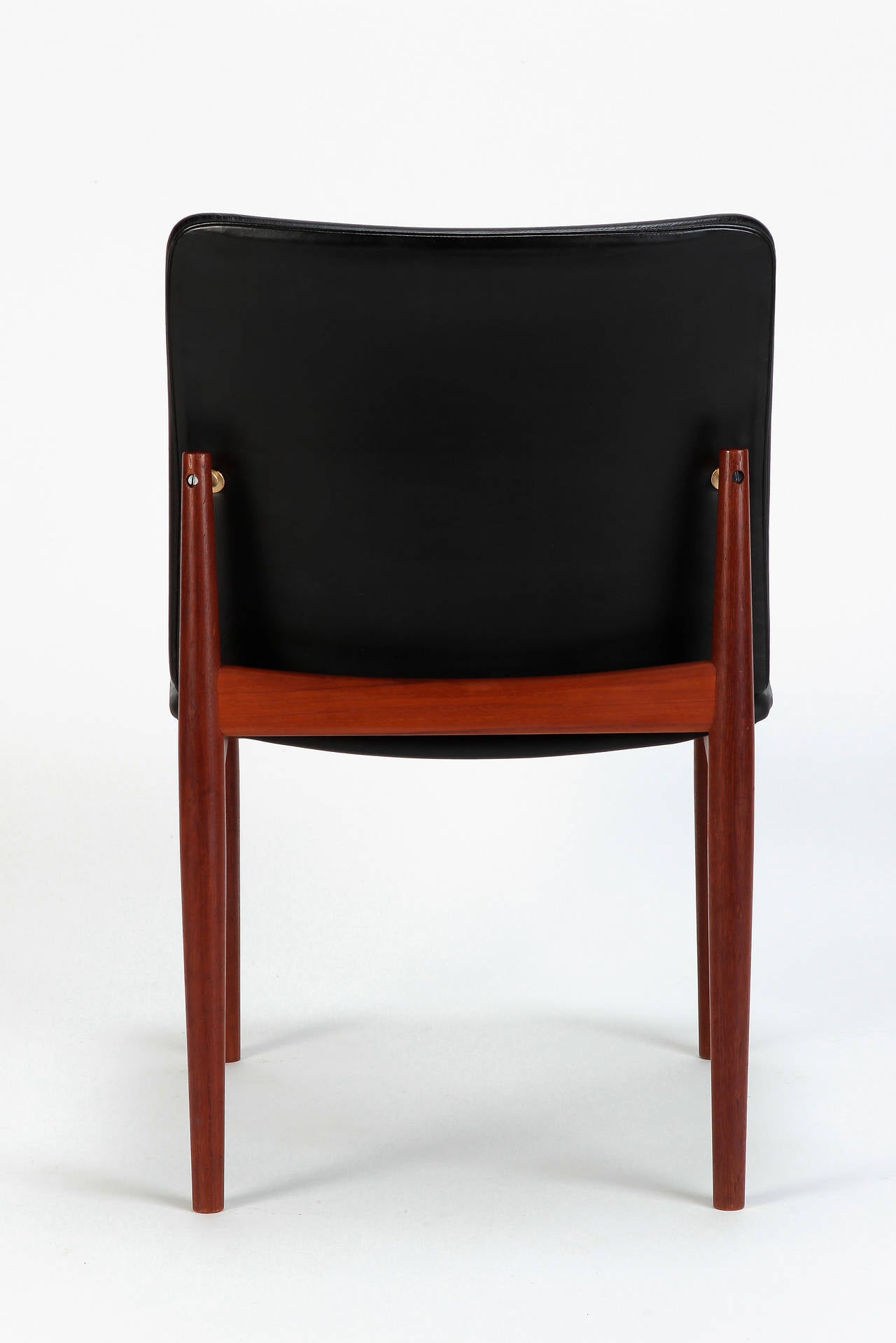 Mid-20th Century Danish Teak Leather Chair Model 191 by Finn Juhl