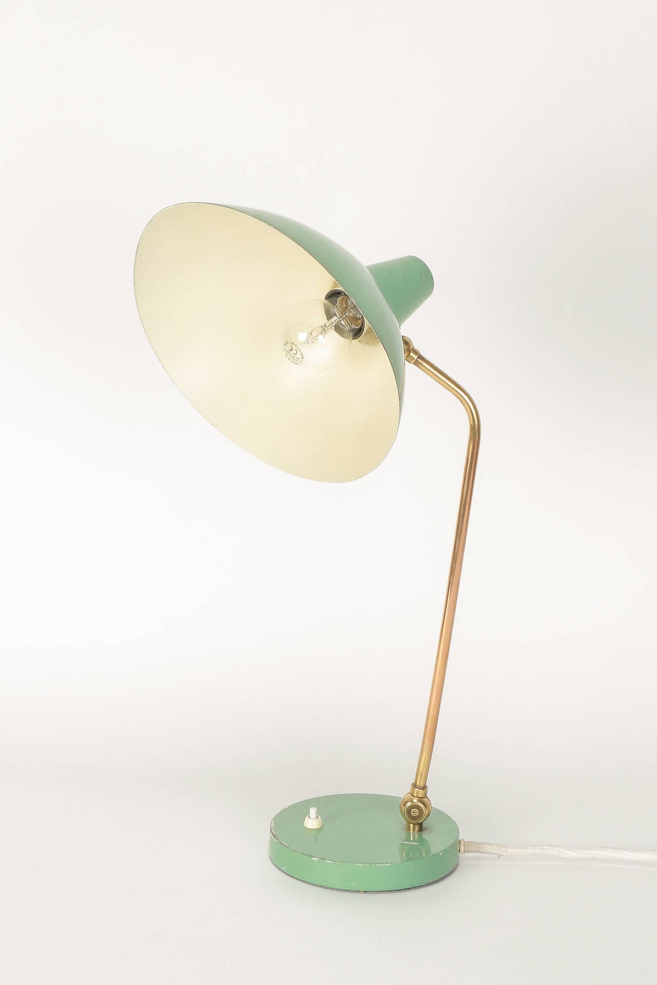Swiss Desk Lamp by Alfred Mueller for Amba, 1950s In Good Condition In Basel, CH