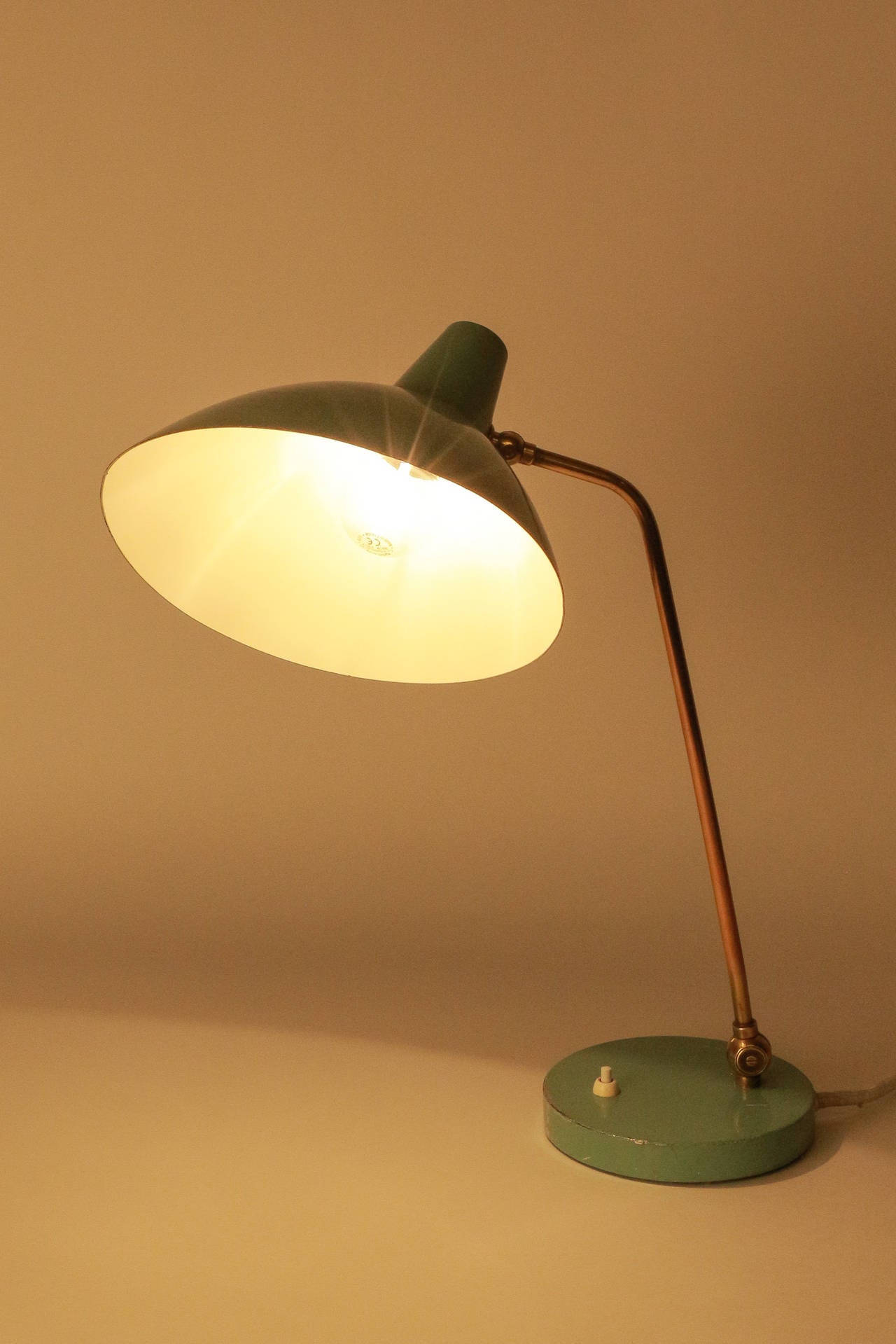 Swiss Desk Lamp by Alfred Mueller for Amba, 1950s 2