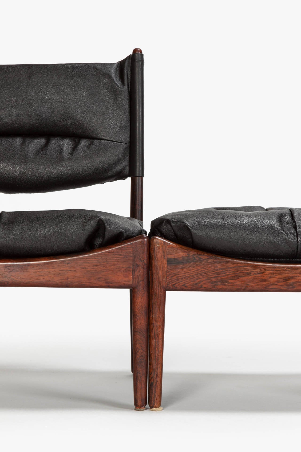 Danish Rosewood Modus Lounge Chair Set by Kristian Solmer Vedel, 1960s 1