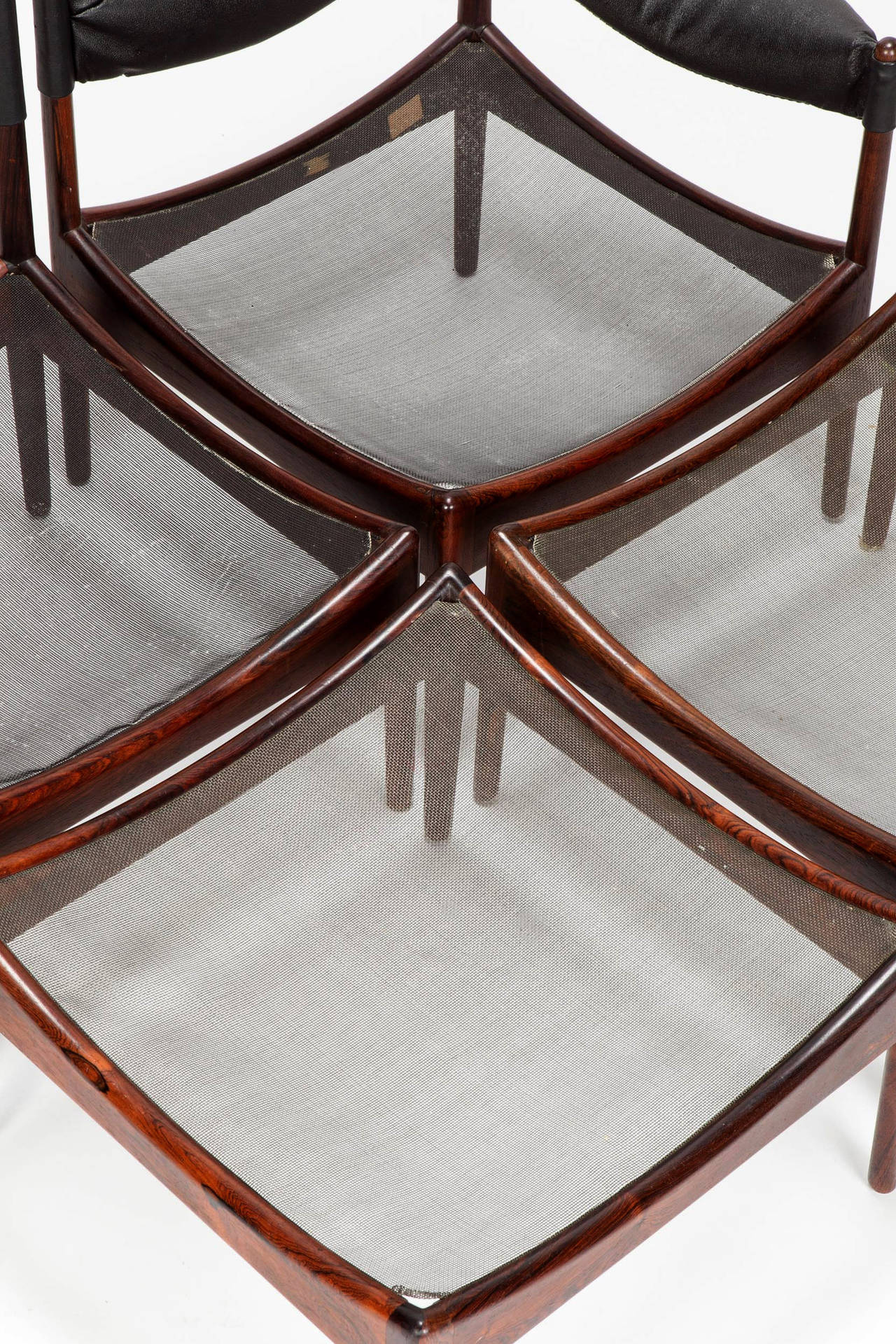 Danish Rosewood Modus Lounge Chair Set by Kristian Solmer Vedel, 1960s 3