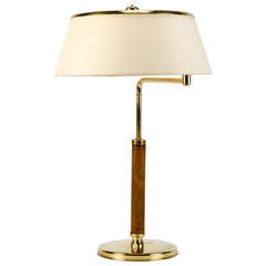 Rare Alfred Mueller Quick 1500 Desk Lamp Brass for AMBA