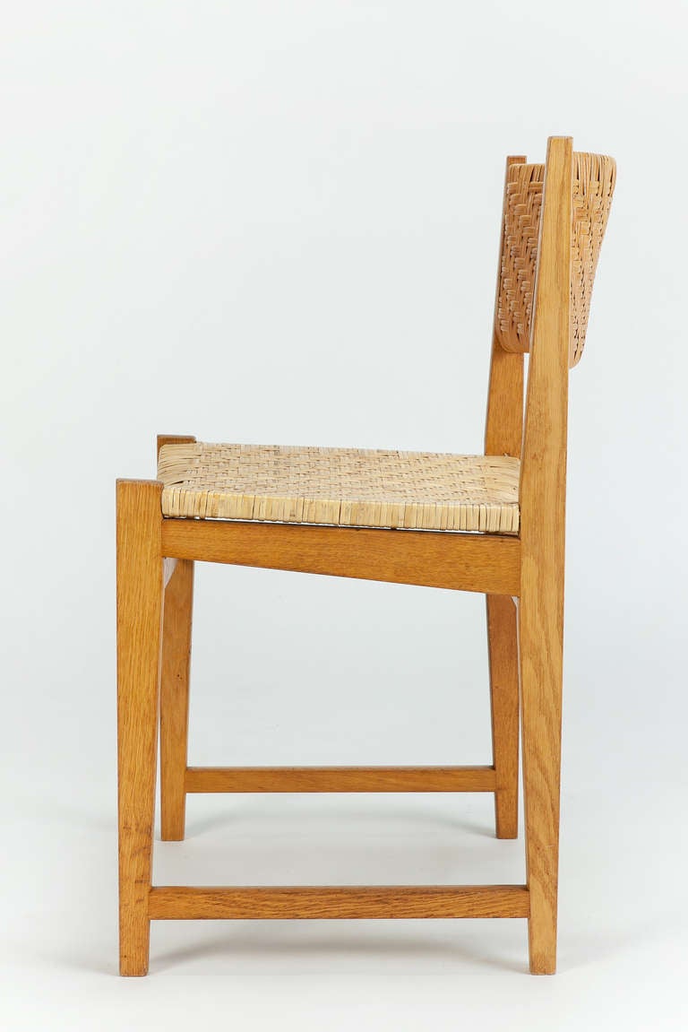 Danish 6 Hvidt & Mølgaard-Nielsen Oak Chairs Model no. 350