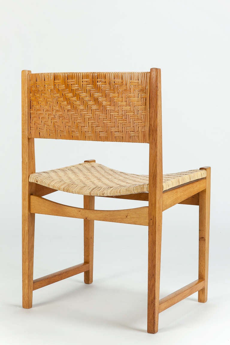 Mid-20th Century 6 Hvidt & Mølgaard-Nielsen Oak Chairs Model no. 350