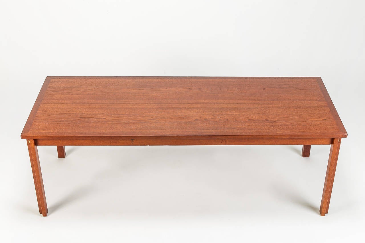 Danish Teak Coffee Table Model 302 by Børge Mogensen, 1950s