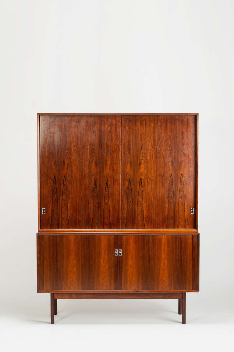 Danish Rosewood Bookcase by Arne Vodder for Sibast