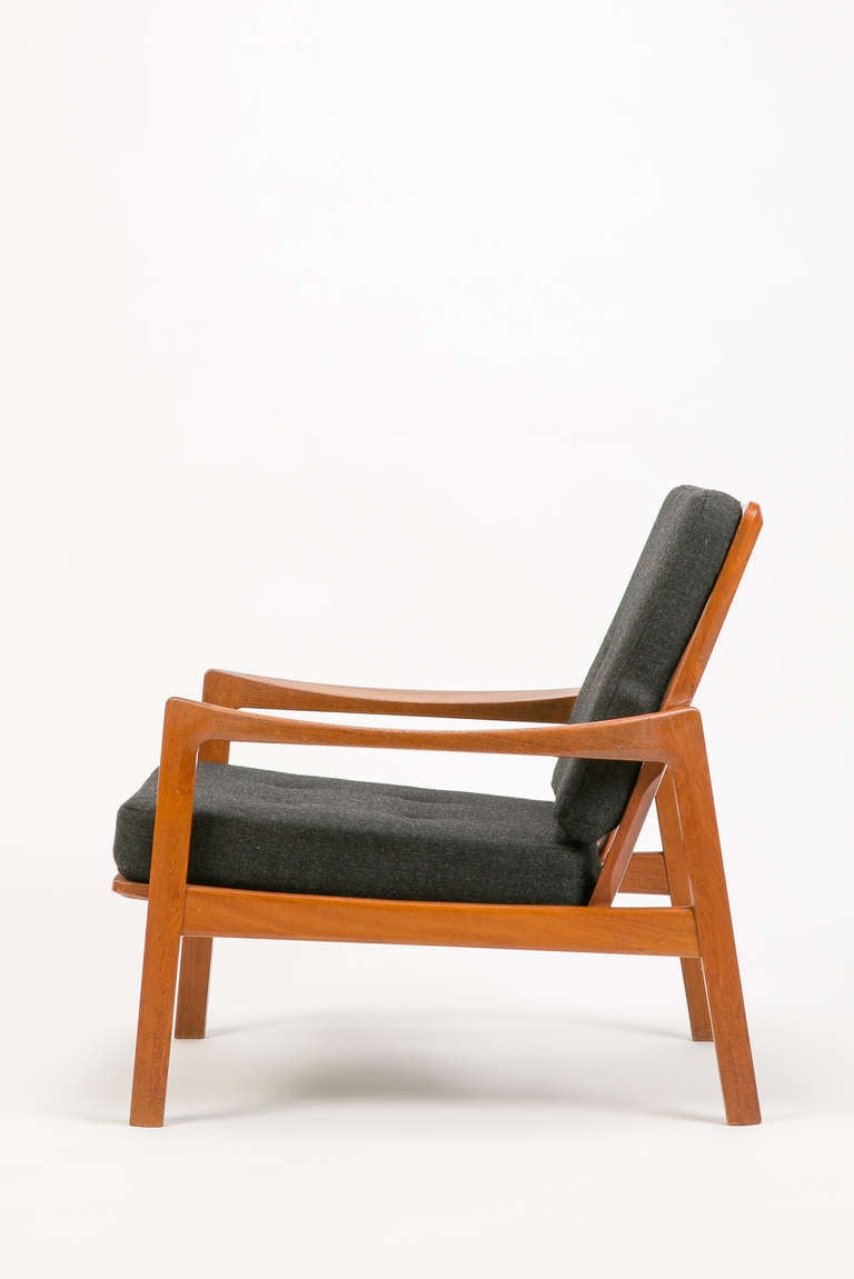 Norwegian Pair of Easy Chairs by Tove & Edvard Kindt-Larsen For Sale
