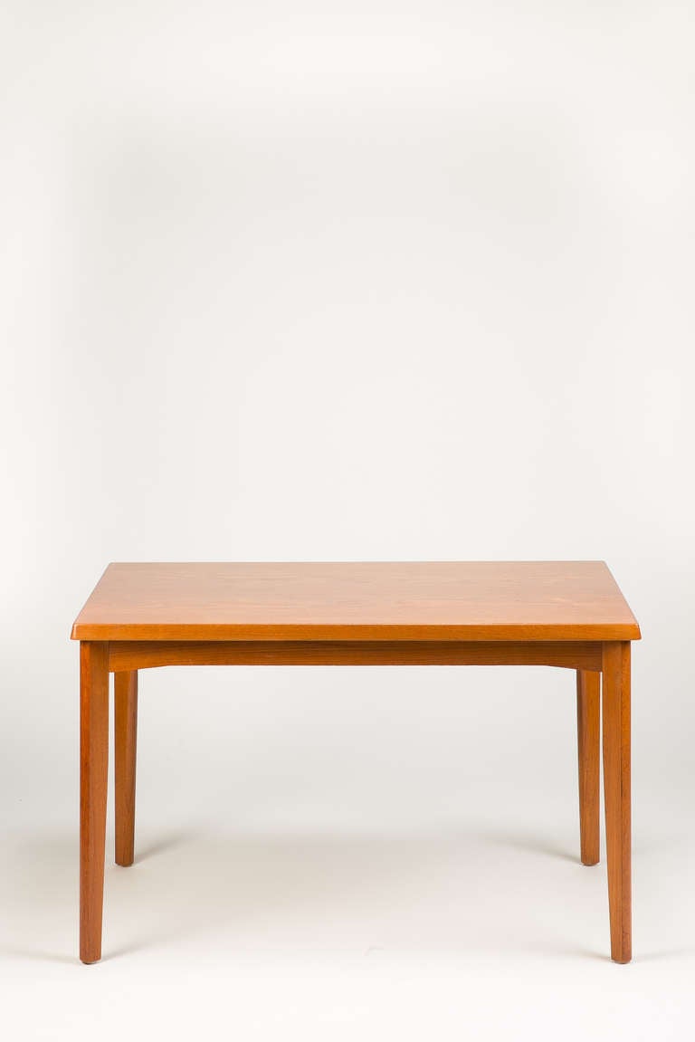 Scandinavian Modern Danish Dining Table Teak by Henning Kjaernulf For Sale