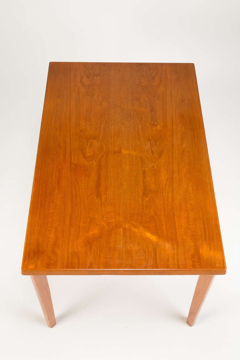 Mid-20th Century Danish Dining Table Teak by Henning Kjaernulf For Sale