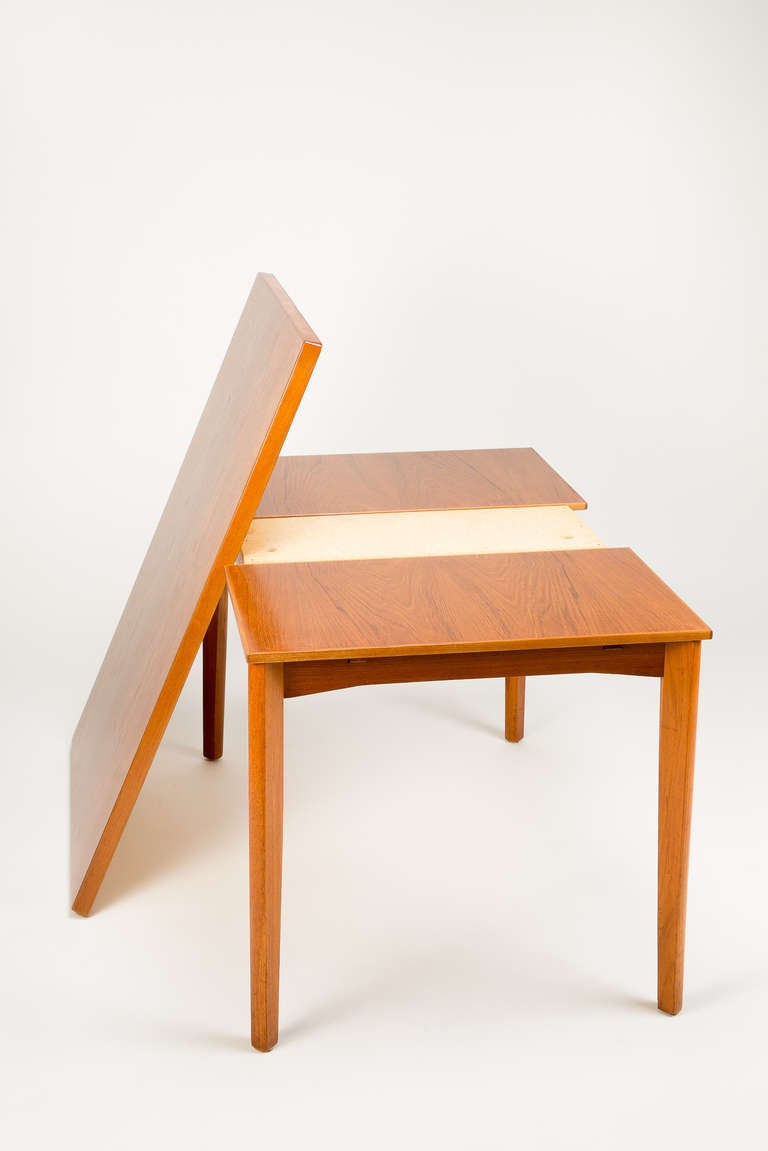 Danish Dining Table Teak by Henning Kjaernulf For Sale 2