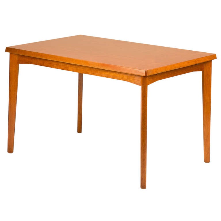 Danish Dining Table Teak by Henning Kjaernulf For Sale