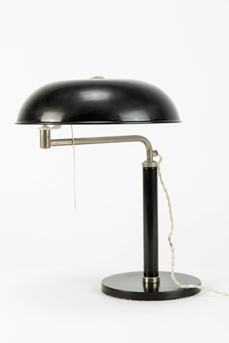 Bauhaus Swiss Desk Lamp by Alfred Mueller For Sale