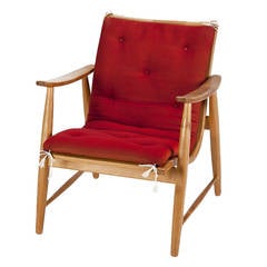 Swiss Lounge Chair in Ash by Jacob Mueller