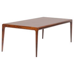 Huge Danish Rosewood Coffee Table by Johannes Andersen, 1960s